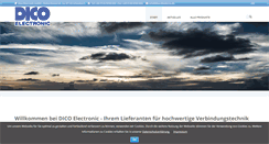 Desktop Screenshot of dico-electronic.de
