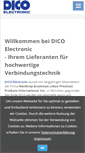 Mobile Screenshot of dico-electronic.de