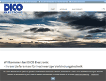 Tablet Screenshot of dico-electronic.de